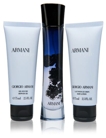 Set de Regalo Armani Code Femme Eau de Parfum 50ml+Body Lotion 75 ml + Gel de Ducha 75ml