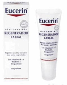 Balsamo per labbra Eucerin con dexapanthenol e bisabolol