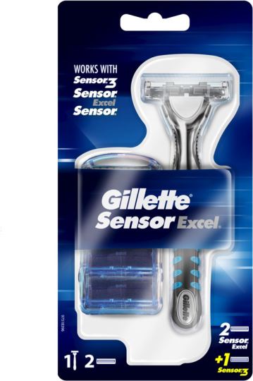 Sensor Excel Razor + 2 Spare Parts