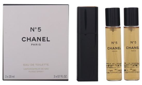 Nº 5 Eau De Toilette Saco Vaporizzatore 3X20ml Nº 5 Eau De Toilette Saco Vaporizzatore 3X20ml