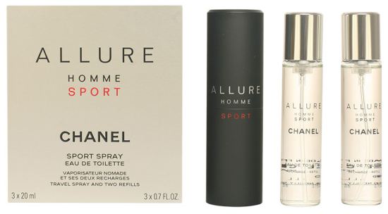Chanel Allure Homme Sport Eau De Toilette Vaporizzatore 3X20 60 ml