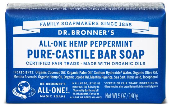 Dr. Bronner's Pure-Castiglia sapone eucalipto 140 gr