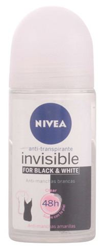Deodorante invisibile in bianco e nero Roll-On 50 ml