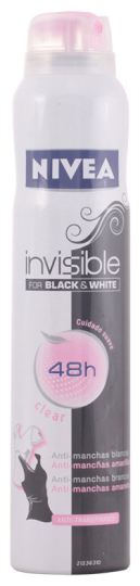 Deodorante Bianco e nero invisibile 200 ml