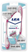 Rasoio monouso da donna, 3 fogli, monouso, 4 unit&agrave;