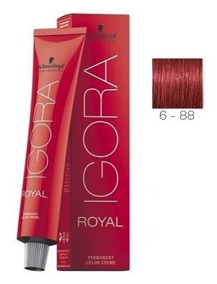 Royal Permanent Dye 6/88 Biondo scuro rosso intenso 60 ml