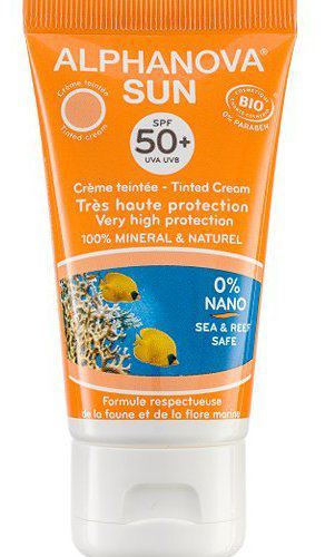 Crema solare Spf50 con colore 50 ml