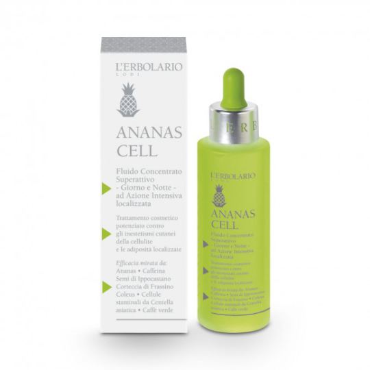 Fluido concentrato super concentrato di cellule di ananas con azione intensiva localizzata