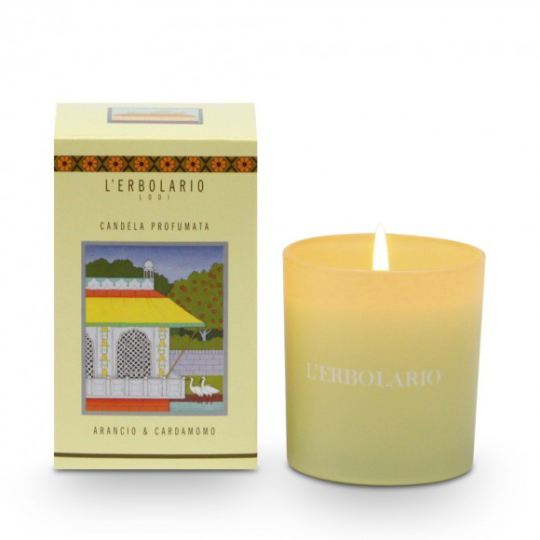 Candela con Profumo di Arancia e Cardamomo