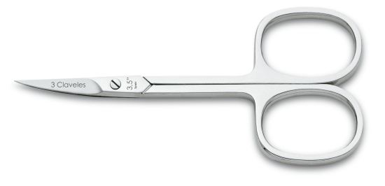 forbici manicure curva Zurdos 3,5 pollici