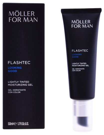Guardando bene per l'uomo Flashtec leggermente colorato Gel Idratante 50 Ml