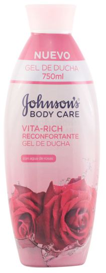 Bagnoschiuma lenitivo Vita-Rich con acqua di rose 750 ml