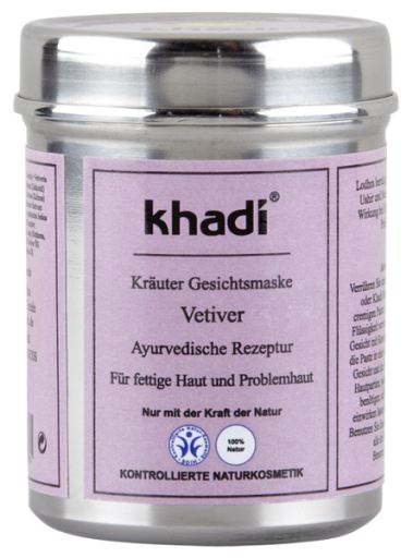 Maschera viso Vetivert: antisettico, acne e pelle grassa 50 gr