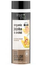 Shampoo per capelli tinti di jojoba e orchidea 280 ml