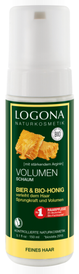 Volume Styling Mousse Mousse Birra Biologica & Miele 150 ml