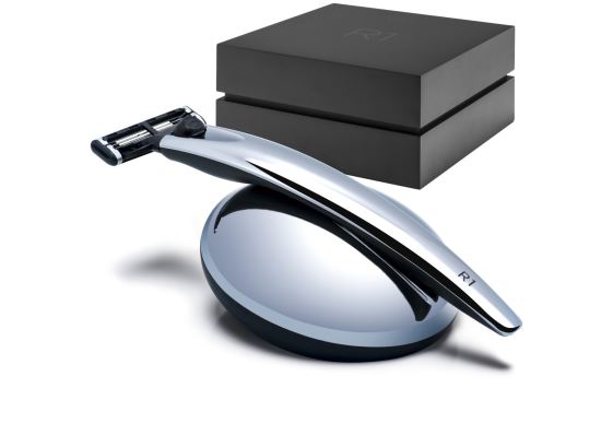 Razor Set R 1 Chrome con supporto