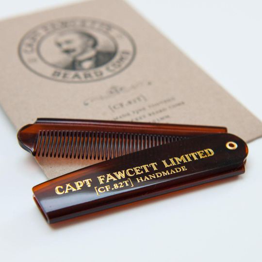 Pettine da barba pieghevole tascabile