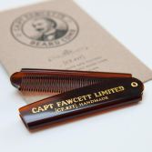 Pettine da barba pieghevole tascabile
