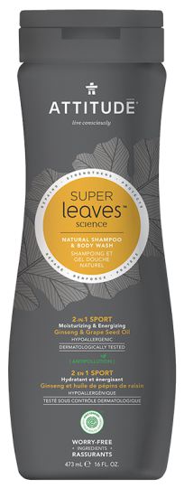 Super Leaves Men 2in1 Shampoo e sport per il corpo