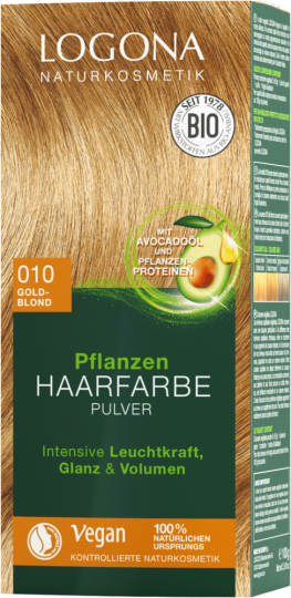Colorazione vegetale bionda dorata