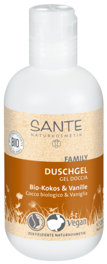 Gel Doccia Bio Cocco e Vaniglia 200 ml