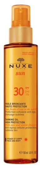 Olio di Bronzo per Viso e Corpo Spf 30 da 150 ml