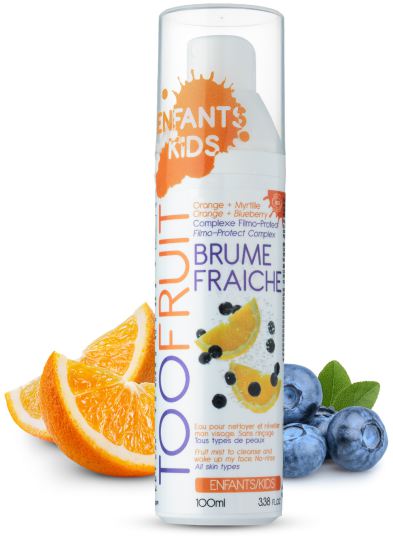 Acqua detergente viso all'arancia e mirtilli 100 ml