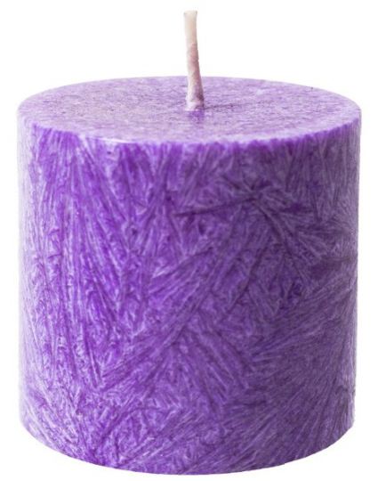 Piccola candela pilastro, viola
