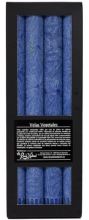 Candele cilindriche per portacandele Blu