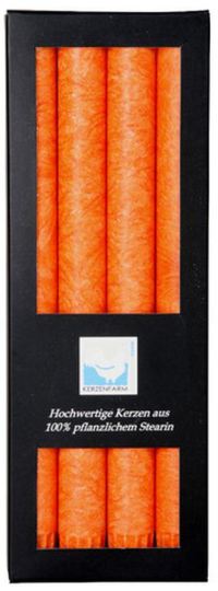 Candele cilindriche per portacandele Arancione