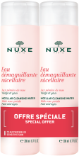 Acqua Micellare Detergente con Petali di Rosa 2x400 ml