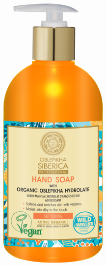 Sapone per ammorbidire le mani con Hidrolato Oblepikha