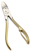 Pinze per unghie d'oro