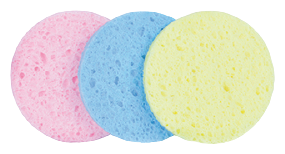 Set spugna struccante 80 mm Circle Colors 3 unit&agrave;