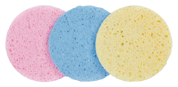 Set spugnette struccanti 110 mm Circle Colors pi&ugrave; 3 unit&agrave;