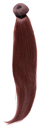 Coda di cavallo liscia 50 cm Mod 33 Marrone chiaro rame