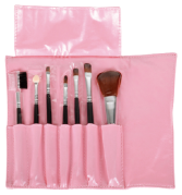 Set di 7 pennelli per astuccio rosa Tika