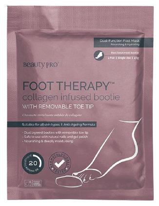 Foot Therapy Collagene Infused Bootie con punta rimovibile 17 gr