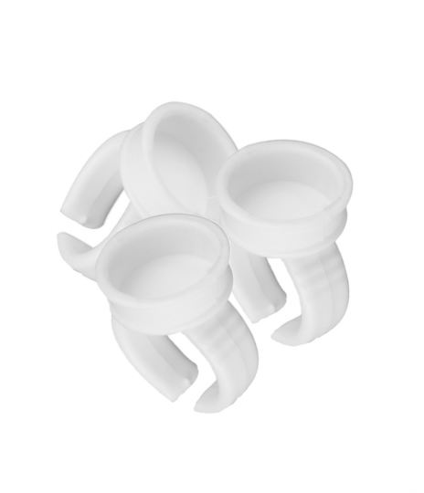 Anello monouso bianco 100 unit&agrave;
