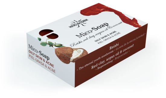 Sapone Reishi Argan Red Clay e cocco