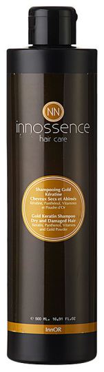 Shampoo per capelli secchi e danneggiati alla cheratina d'oro 500 ml