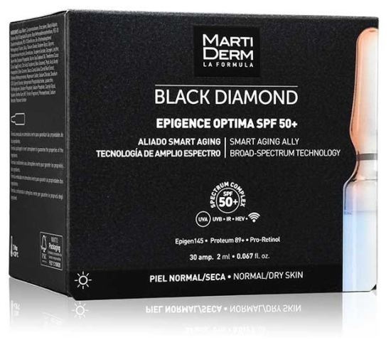 Martiderm Black Diamond Epigence Optima Spf 50+ 10 ampolle