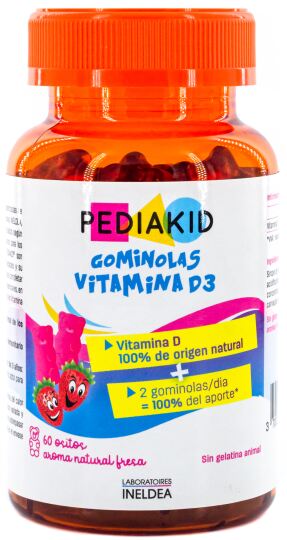 Pediakid Vitamina D3 60 gominolas Pediakid Vitamina D3 60 gominolas