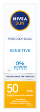 Protezione viso sensibile ai raggi UV del sole 50 fp + 50 ml