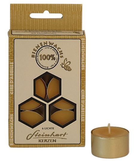 Tea Light in scatola da 6 contenitori in alluminio
