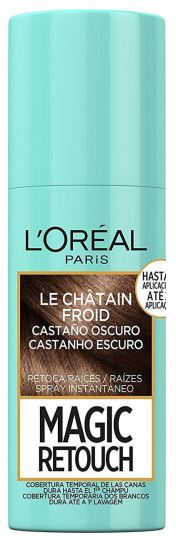 Radici di ritocco magico Ritocco Radici e capelli grigi Castano scuro 150 ml Radici di ritocco magico Ritocco Radici e capelli grigi Castano scuro 150 ml