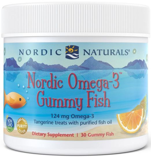 Nordico Omega-3 Gummy Fish 124 mg 30 Gummies