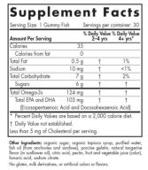 Nordico Omega-3 Gummy Fish 124 mg 30 Gummies