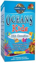 Oceani Kids DHA Chewables Omega-3 Berry Lime 120 Softgels