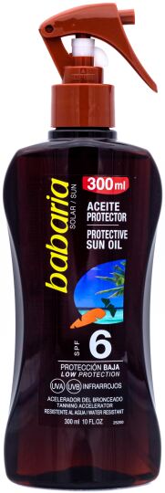 Spray Aceite Bronceador Zanahoria SPF 6 300 ml Spray Aceite Bronceador Zanahoria SPF 6 300 ml